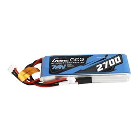 Gens Ace Lipo 2700mAh 7.4V RX 2S1P Futaba