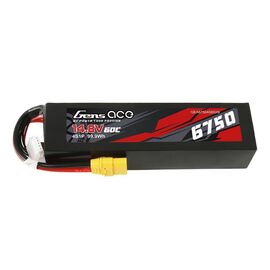 Gens ace 6750mAh 14.8V 60C 4S1P Lipo Battery Pack with XT90