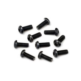 Button head screw m2.5x6mm (hex socket/10pcs)