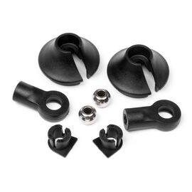 Shock end/shock spring retainer set