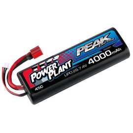 Power Plant  Lipo 4000 7.4 V 45C (Black case, Deans Plug) 12AWG