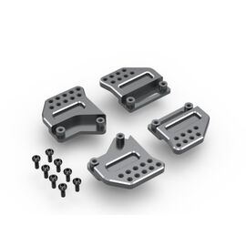 Jeu de support d’amortisseurs en aluminium (gunmetal)