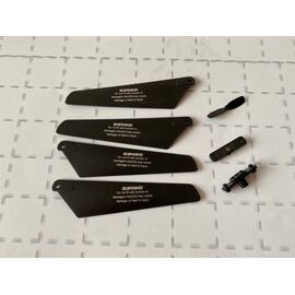 Rotorblätter(4)+ Heckrotor+ Aufnahme 9500