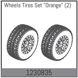 Jeu de roues 110x45mm - Orange (2)