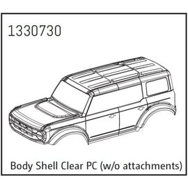 Body Shell transparent (w/o attachments) - BronX