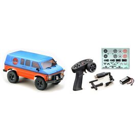1:18 EVO Crawler Rock Van V2 2-gear blau/orange RTR