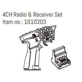 4CH Radio & Receiver Set - GOAT