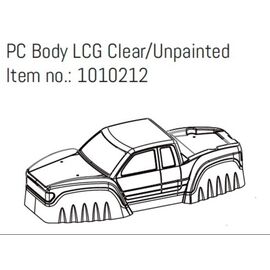 PC Body LCG Clear/Unpainted - GOAT