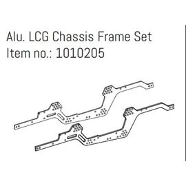 Alu. LCG Chassis Frame Set - GOAT