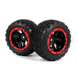Slyder ST Wheels/Tires Assembled (Black/Red)