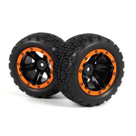 Slyder ST Wheels/Tires Assembled (Black/Orange)