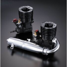 OS Speed R21GT II Combo Set- moteur thermique GT 1:8 avec échappement (TB01 & MB01)
