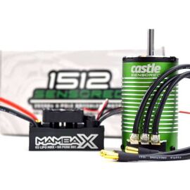 MOTEUR/VARIATEUR 1/8 1512 1800kv /MAMBA X SENSOR. 25.2V WP