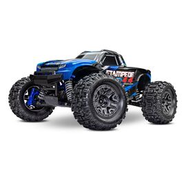 M.TRUCK STAMPEDE 4x4 1:10 4WD EP RTR BLUE BL-2s BRUSHLESS SANS chargeur et SANS accu