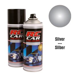Peinture RC CAR Argent Métalique (Spray 150ml)