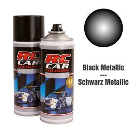 Peinture RC CAR Noir Métalique (Spray 150ml)
