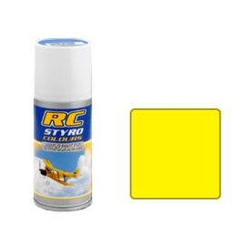 Peinture RC Styro Jaune Fluo (Spray 150ml)