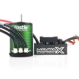 MOTEUR/VARIATEUR 1/10 1406 4600kv /MAMBA X SENSOR. 25.2V WP