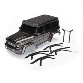 Body, Mercedes-Benz G 500 4x4, comple te (black) (includes rear body post, grille, side mirrors, door handles, &
