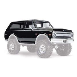 Body, Chevrolet Blazer (1969), comple te (black) (includes grill, side mirr ors, door handles, windshield wipers,