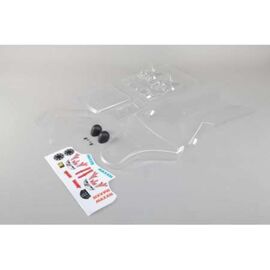 DBXL-E Carrosserie transparente avec planche de stickers