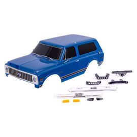 Body, Chevrolet Blazer (1972), comple te, blue & white (painted) (includes grille, side mirrors, door handles, w