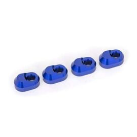 Suspension pin retainer, 6061-T6 alum inum (blue-anodized) (4)