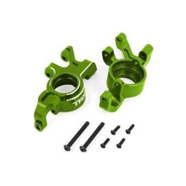 Steering blocks, 6061-T6 aluminum (gr een-anodized), left & right
