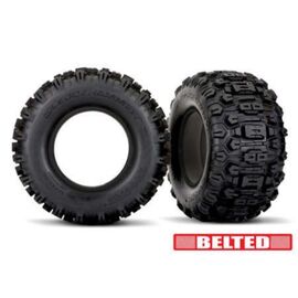 Tires, Sledgehammer (belted, dual pro file (4.3' outer, 5.7' inner)) (left & right)/ foam inserts (2)