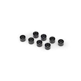 Spacer, shock cap, 6061-T6 aluminum ( black-anodized) (8)