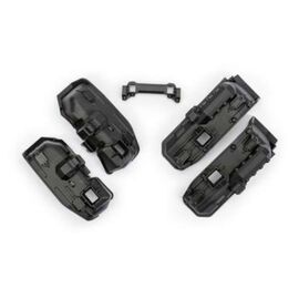 Fenders, inner (narrow), front & rear (2 each)/ rock light covers (8)/ bat tery plate/ body mount/ 3x8 flat-head