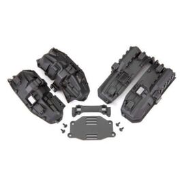 Fenders, inner (narrow), front & rear (for clipless body mounting) (2 each )/ rock light covers (8)/ battery pla