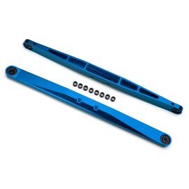 Trailing arm, aluminum (blue-anodized ) (2) (assembled with hollow balls)