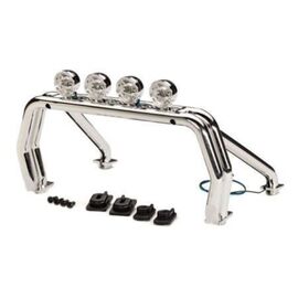 Roll bar (assembled with LED light ba r)/ roll bar mounts, left & right/ 2. 6x12 BCS (self-tapping) (4)/ 2.5x15 C