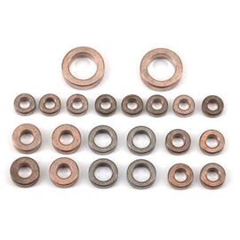 Bushing set, self-lubricating, comple te (3x6x2.5mm (8), 5x8x2.5mm (4), 4x8 x3mm (4), 8x12x3.5mm (2), 3.5x7x2.5mm
