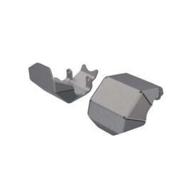 Skidplate, axle, front or rear (stain less steel) (2)