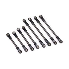 Suspension link set, steel (includes 4x55mm front lower links (2), 4x48mm front upper links (2), 4x74mm rear lo