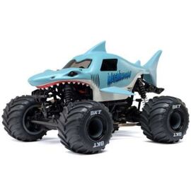 M.TRUCK MEGALODON RTR 4WD 1:18 EP Mini LMT Megalodon 2S Brushed - BLUE (Battery & Charger Included)