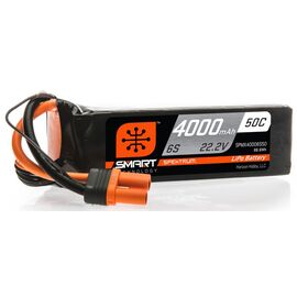 SPMX40006S50 4000mAh 6S 22.2V 50C Smart LiPo Battery IC5