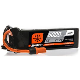 SPMX50006S50 5000mAh 6S 22.2V 50C Smart LiPo Battery IC5