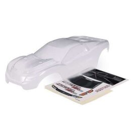 Body, Rustler┬« 4X4 (clear, requires p ainting)/ window, grille, lights deca l sheet