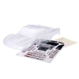 Body, Slash 4X4, heavy duty (also fit s Slash VXL & Slash 2WD) (clear, requ ires painting)/ window masks/ decal s