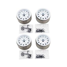 Hobbytech Metal 1.9 Beadlock 3 White 4st