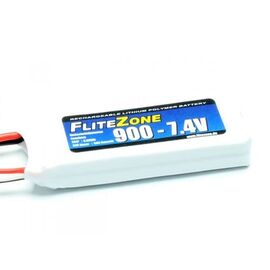FliteZone RC-Akku LiPo 900mA, 7.4V