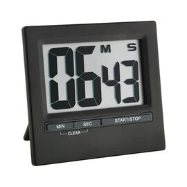 TFA Timer mit Stoppuhr Digital, schwarz