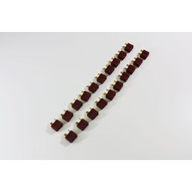Prise en T femelle rouges (20pcs)