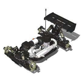 D8 World Spec 1/8 Competition Nitro Buggy (sans carrosserie)