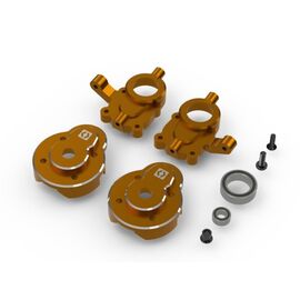 Jeu d’axe de direction à portique en aluminium (orange)