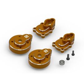 Jeu de moyeu arrière à portique en aluminium (orange/2 pièces)