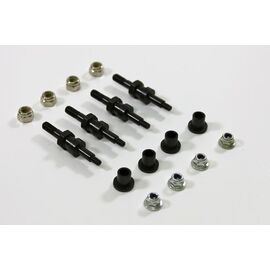 Vis Support Amortisseur Supérieurs + écrous 1/8 (x4)